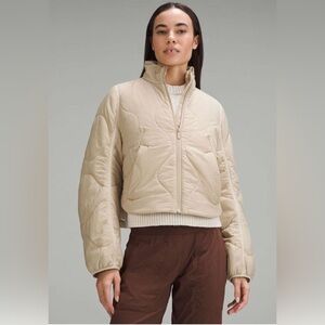 Lululemon Quilted Light Insulation Cropped Jacket - Trench
